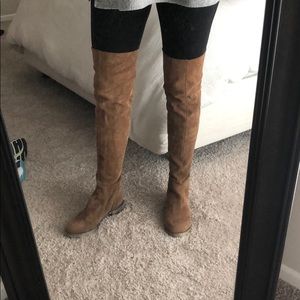 Free People suede over the knee boots